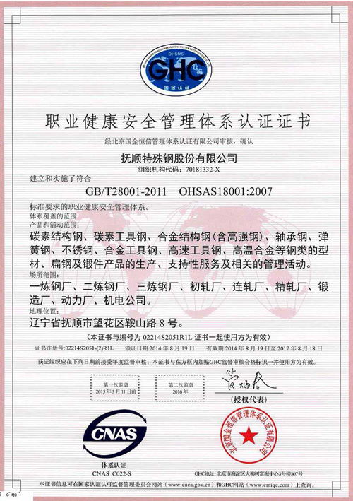 职业健康安全管理体系...